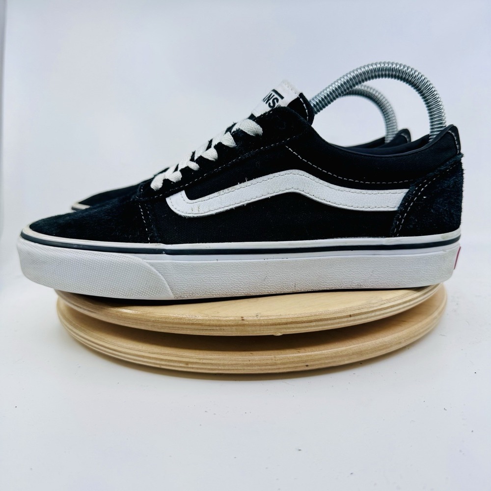 Vans Old Skool Low Mens 6.5 Black White Skate Shoes VN000D3HY28
